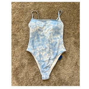 H&M One piece mesh bathing suit- size M